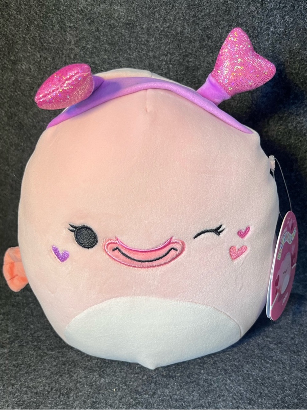 NWT Squishmallow Valentine Joan the Blobfish 8”